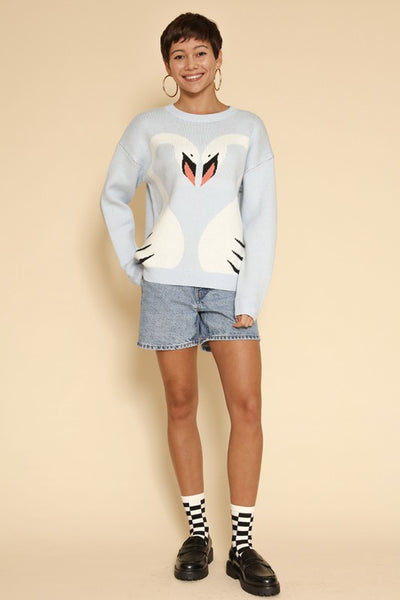 Swan Knit Sweater