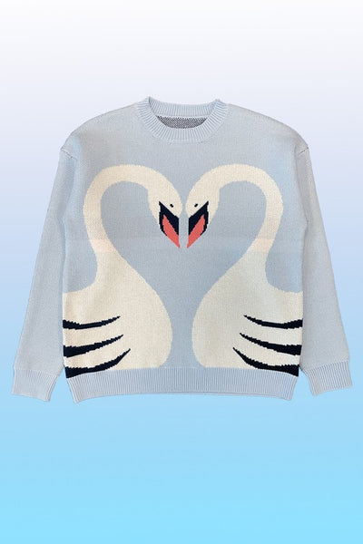 Swan Knit Sweater
