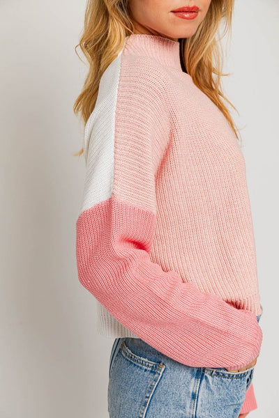 Le Lis Color Block Oversize Sweater Side