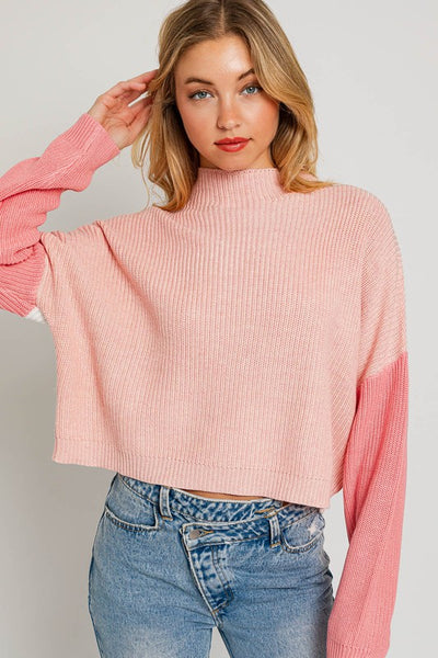 Le Lis Color Block Oversize Sweater