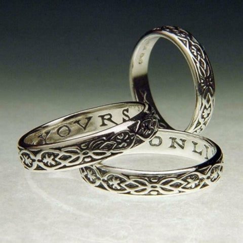 Yours Onli Ring English Anniversary Wedding Sterling Silver Gift Love Celtic - PalmTreeSky