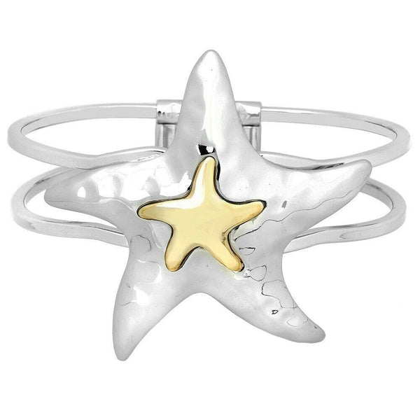 Starfish Jewelry Matching Sets PICK STYLE Necklace Bracelet Earrings Two Tone - PalmTreeSky