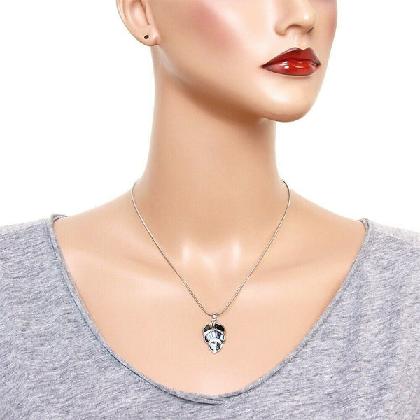 Abalone Shell Necklace Leaf Charm Pendant Tree of Life Plant Flower Petal Boho - PalmTreeSky