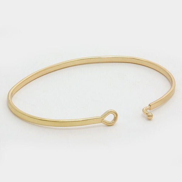 Message Bracelet Sister Sisters Friend Metal GOLD Personal Engrave Jewelry - PalmTreeSky